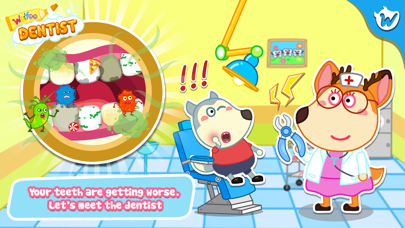 Wolfoo Dentist Dental Care Screenshot