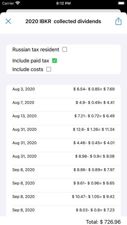 Assets & Dividends screenshot-4