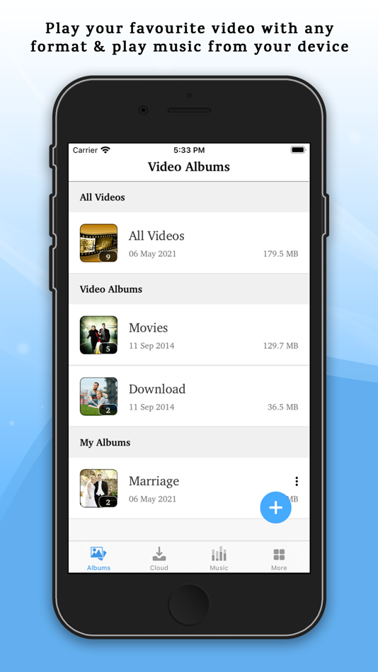 #1. Video Player - Play & Manage (iOS) 来自: Abhaykumar Kasundra