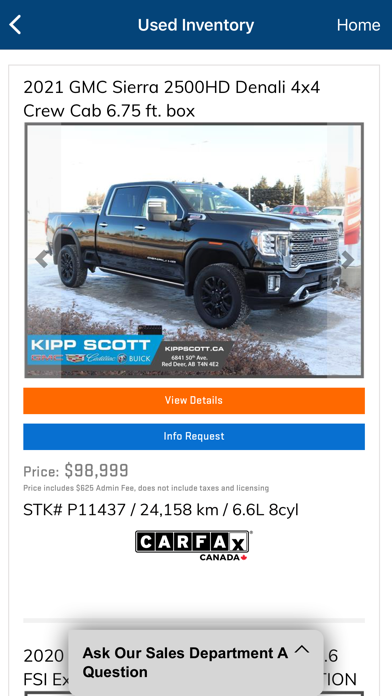 Scottsville Customer Rewards Screenshot