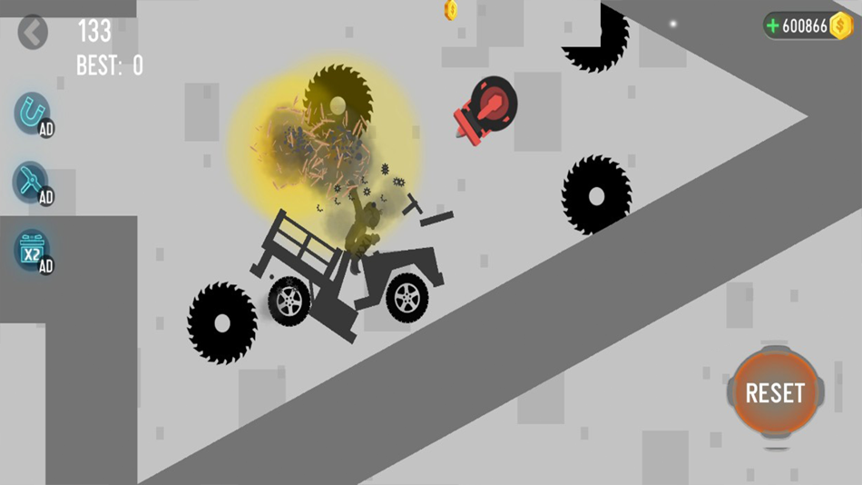 #1. Ragdoll Dismount: Bone Breaker (iOS) By: Gioi Pham