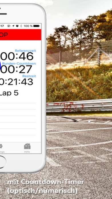 Screenshot #2 pour GLP-Timer - Countdown-Laptimer
