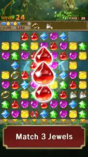 jewels jungle : match 3 puzzle iphone screenshot 3