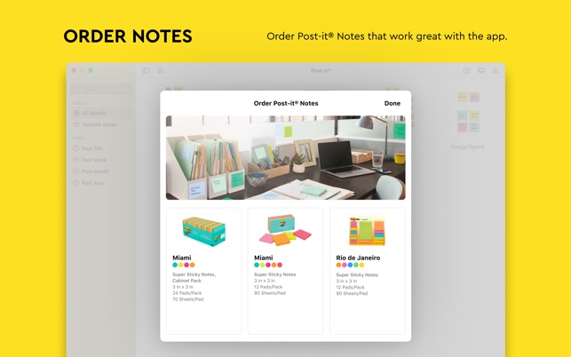 Post-it® dans le Mac App Store