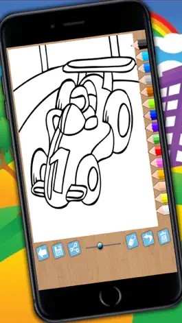 Game screenshot Magic Cars Coloring Book Game hack