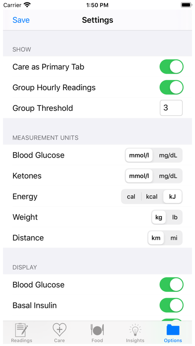HealthGear - Diabetes Screenshot