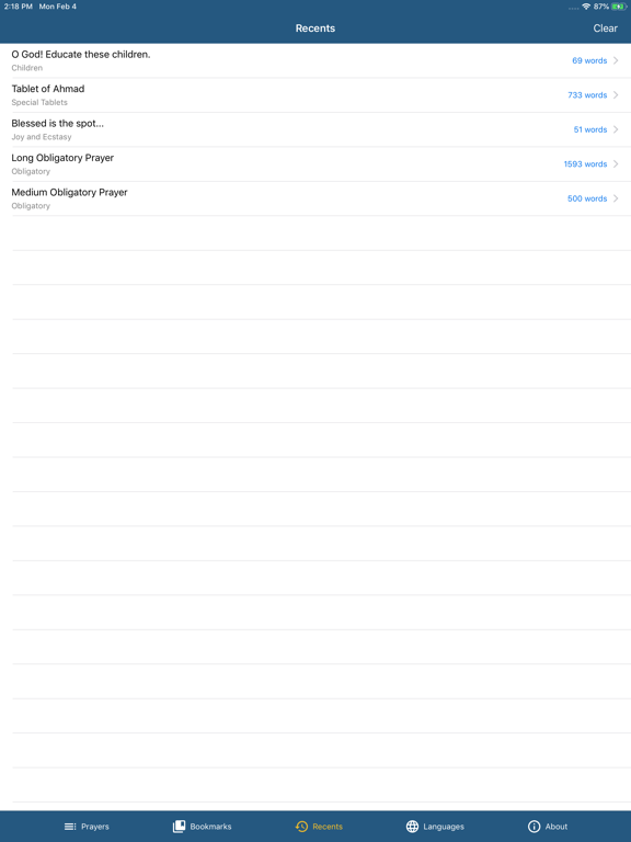 Prayer Book iPad screenshot 4 - Reference app