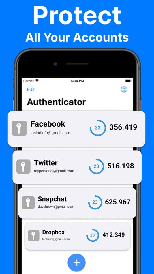 Authenticator App ·· - 1.0.7 - (iOS)