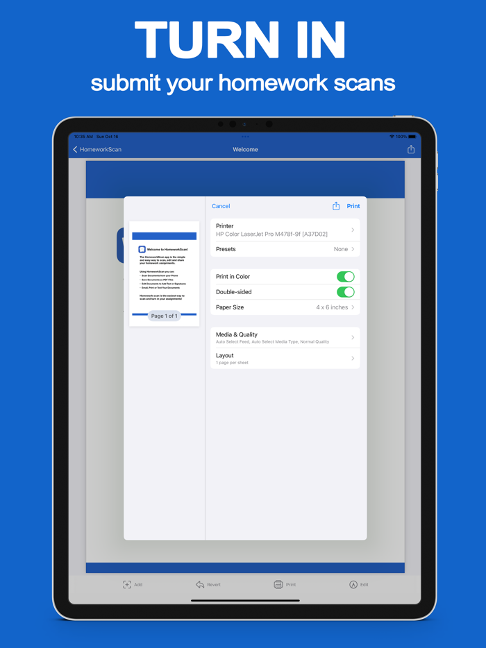 Homework Scanner