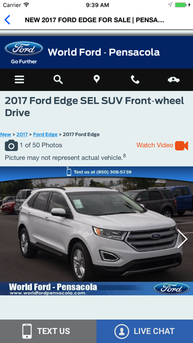 World Ford Pensacola Screenshot