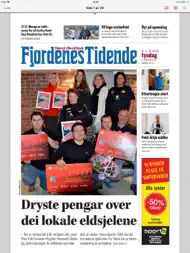 Fjordenes Tidende eAvis ipad bilder 0
