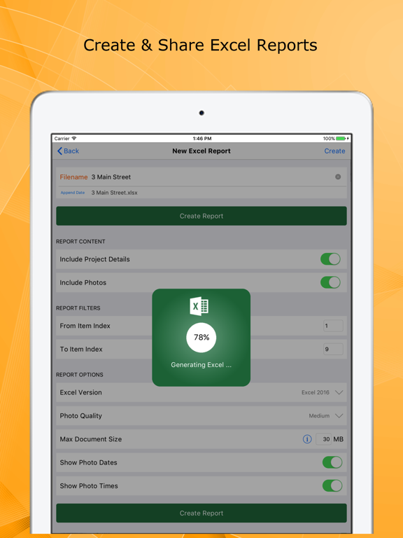 Site Report Pro- Punchlist App iPad screenshot 5 - Productivity app