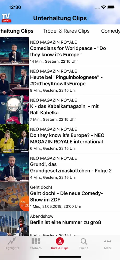 TV Pro Mediathek ·