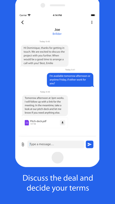 Angel Investment Network Screenshot
