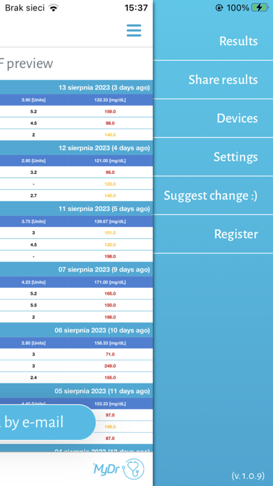 Screenshot 4 of MyDr Diabetology App