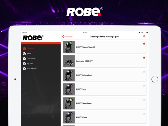 Screenshot #5 pour ROBE lighting