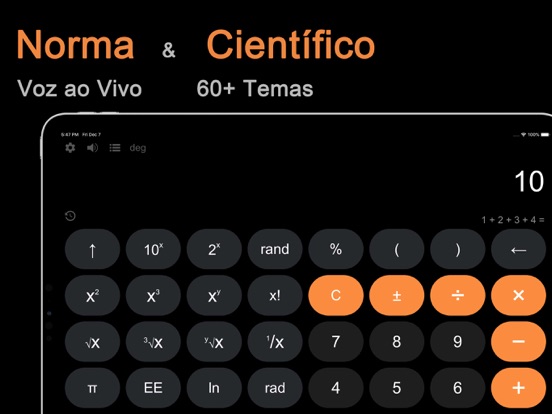 Screenshot #4 pour DayCalc Pro - Calculatrice HD