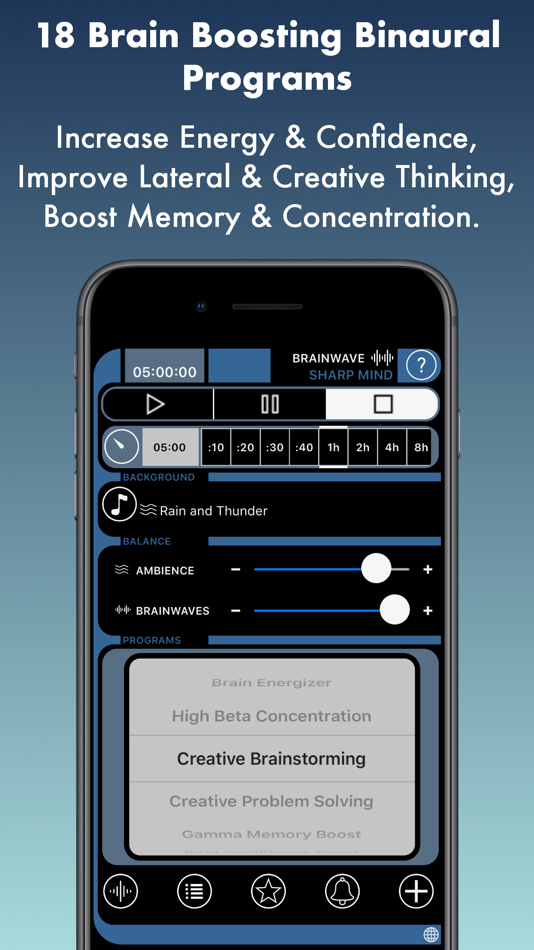 #1. BrainWave: Sharp Mind ™ (iOS) 由: Banzai Labs