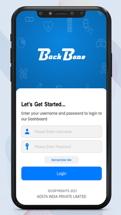 BackBone Dashboard Screenshot