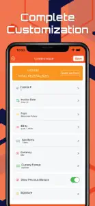 Invoice Maker & Receipt app screenshot #5 for iPhone