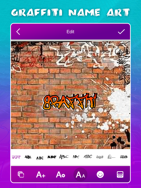 Screenshot #6 pour Graffiti Text Name Art