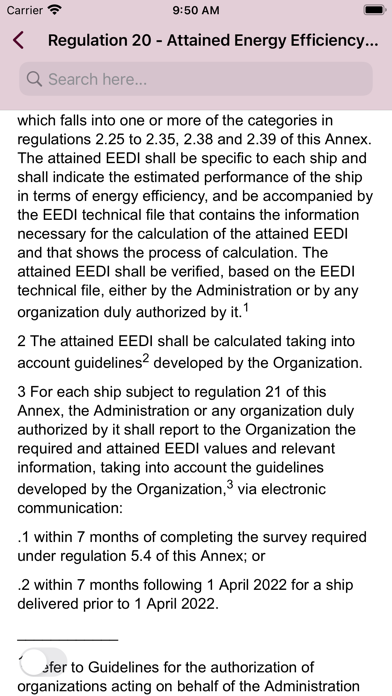 MARPOL Consolidated Screenshot