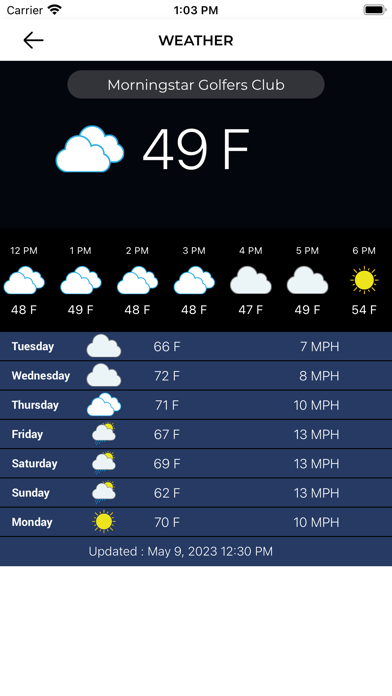 Morningstar Golfers Club Screenshot