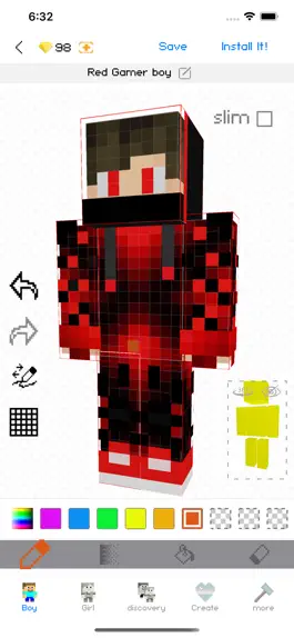 Game screenshot Craft Skins For Mc PE apk