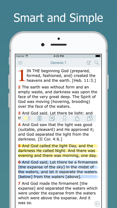 Screenshot #1 pour Amplified Bible with Audio