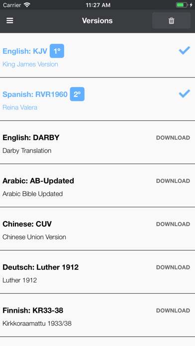 Bilingual Bible Now Screenshot