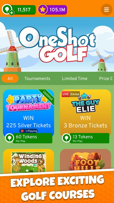 OneShot Golf: Robot Golf & Win screenshot 4