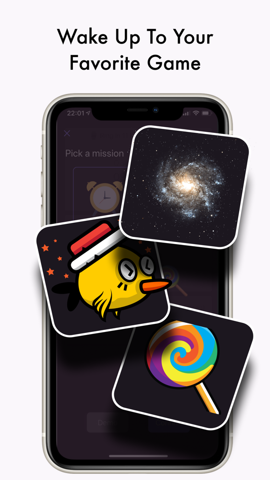 #3. Alarmie: Easy Rise Alarm Clock (iOS) 由: Jintian Wang