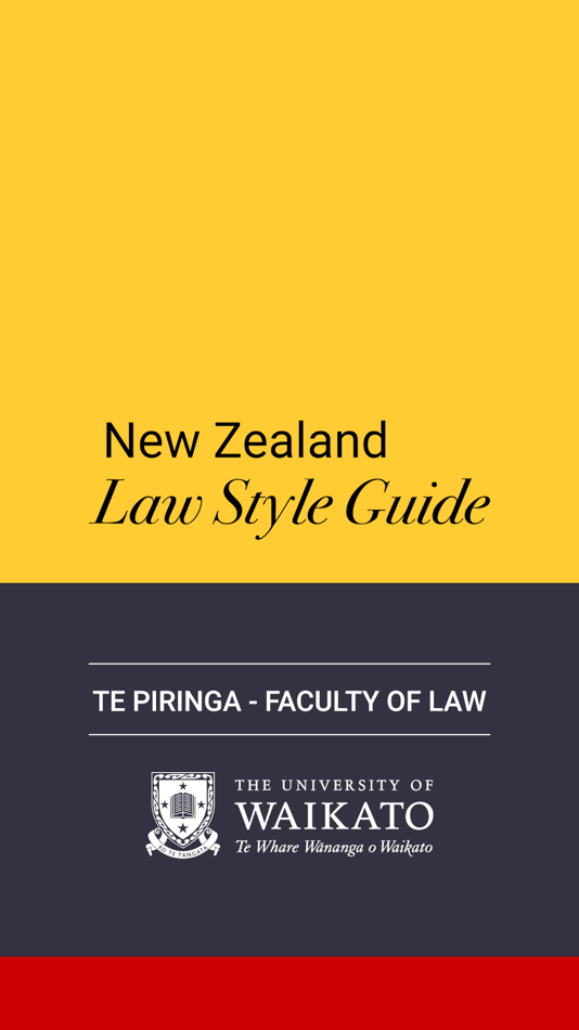 #1. NZ Law Style Guide (iOS) By: Annika Hinze