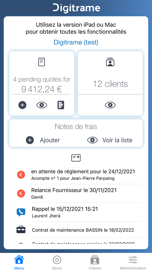 Digitrame - Devis et Factures - 5.21 - (iOS)