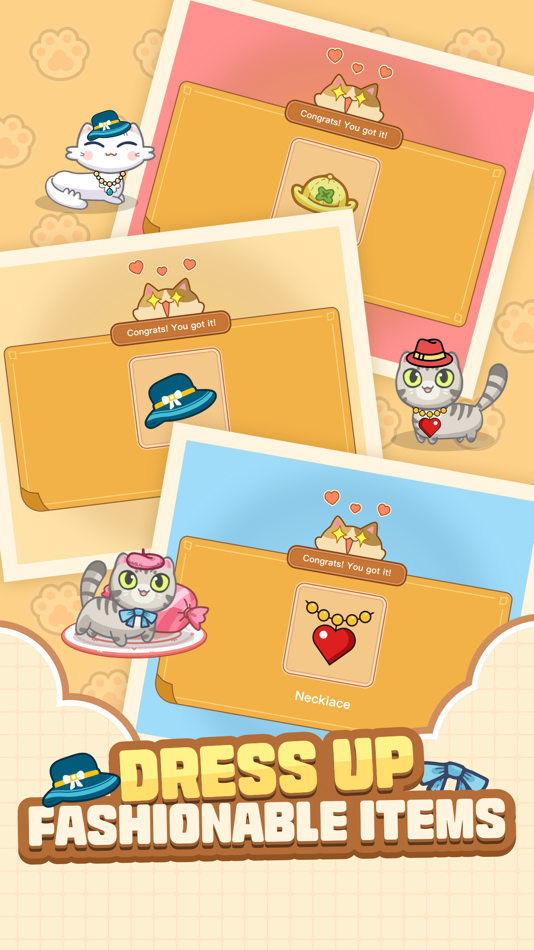 #4. Cat Time - 3 Tiles Match Game (iOS) By: Nox Interactive Technology Limited