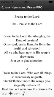 hymns and praise pro iphone screenshot 3