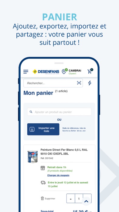 Desenfans Screenshot