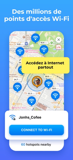 WiFi Map: Internet, eSIM, VPN dans l'App Store