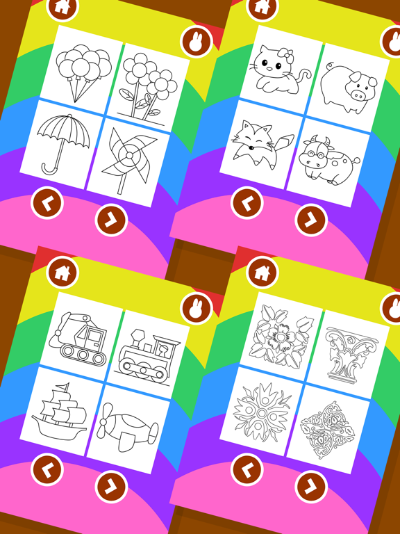 Screenshot #5 pour Fun Paint Coloring book Games