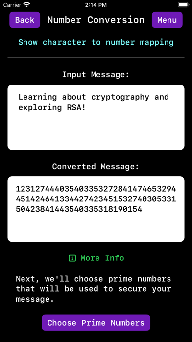 Learn RSA Cryptography Screenshot