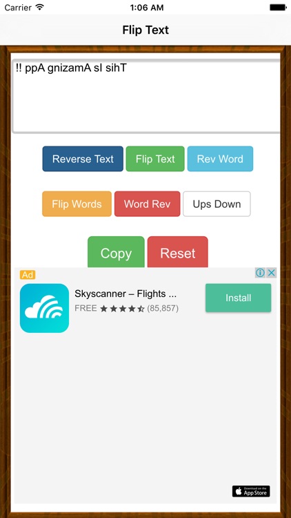 Flip Text  (Crazy text)
