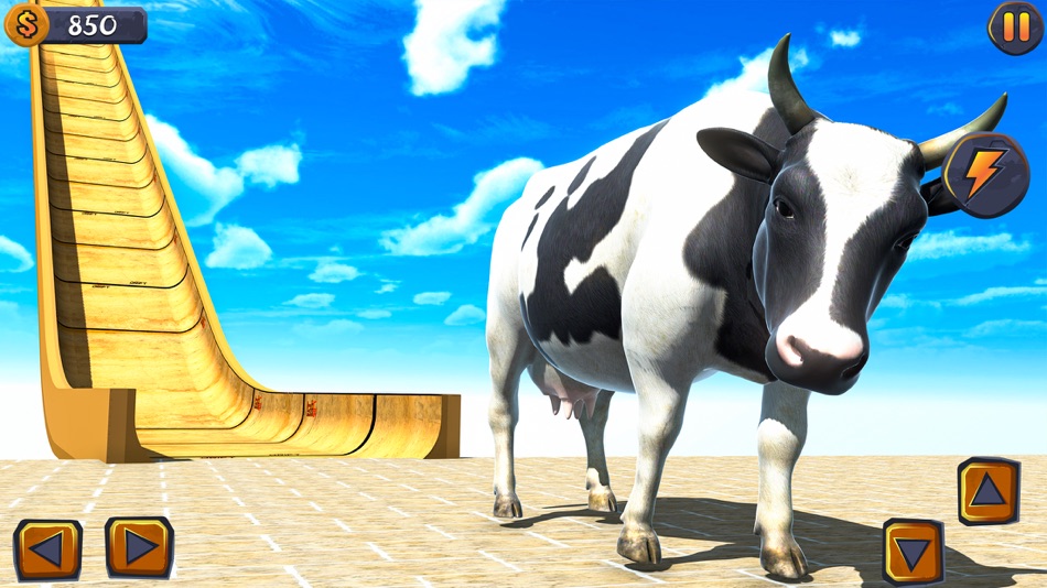 #7. Epic Cow Mega Ramp Run (iOS) 由: Max Games Production