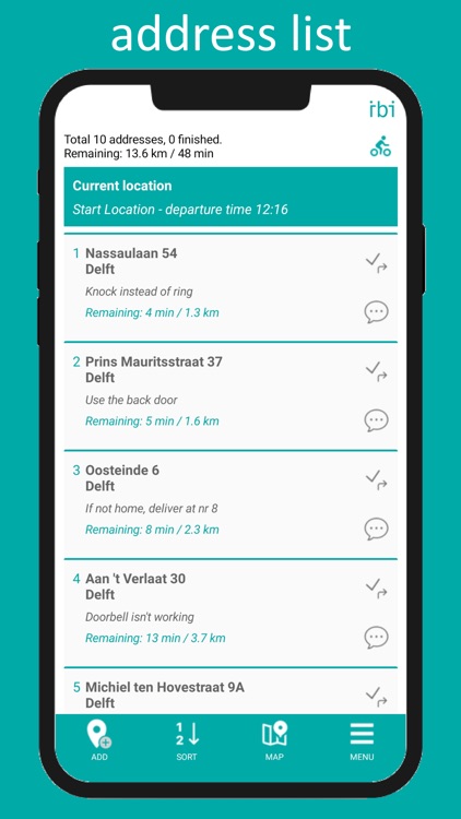 IBI - Optimal route planner