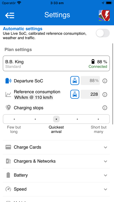A Better Routeplanner (ABRP) Screenshot