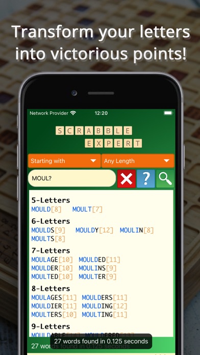 Word Expert (Scrabble tool) screenshot 3