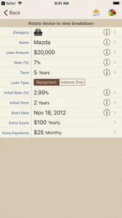Loan Calculator + iPhone image 2