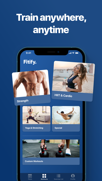 Fitify: Fitness & Home Workout Screenshot