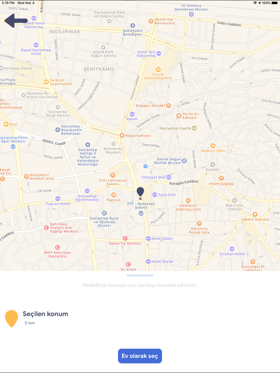 Kentkart iPad screenshot 4 - Travel app