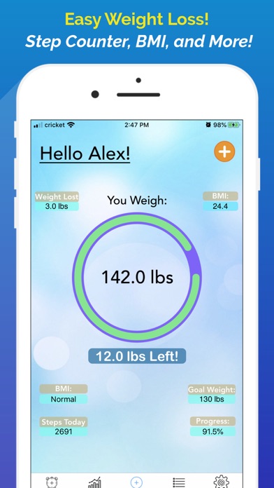 Weight Tracker ++ Screenshot