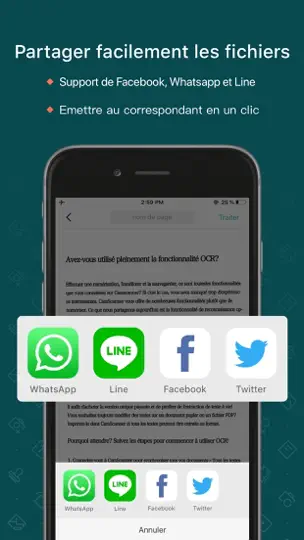 Capture d'écran de CamScanner - PDF Scanner App sur iPhone 8